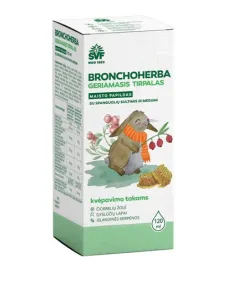 Maisto papildas ŠVF Bronchoherba sirupas 120ml