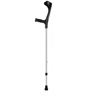 Alkūninis ramentas, pilkas su juoda rankena (atviro tipo)