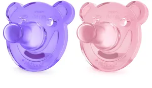 Čiulptukai silikoniniai AVENT 0-3mėn "Minkštasis M" N2 (SCF194/02)