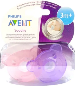 Čiulptukai silikoniniai AVENT nuo 3 mėn "Minkštasis M" N2 (SCF194/05)