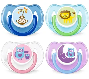 Čiulptukai silikoniniai AVENT 6-18mėn ''Linksmučiai'' N2 (SCF197/22)