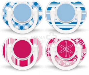 Čiulptukai silikoniniai AVENT 6-18 mėn "Madingas" N2 (SCF197/01)