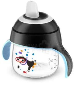 Puodelis neišsiliejantis su rankenėle 6+ mėn. AVENT Premium 200ml (SCF751/00)