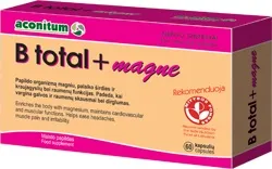 Maisto papildas B TOTAL + MAGNE N60