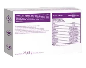 Maisto papildas BEOTEBAL PLUS plaukams, odai, nagams tabletės N30