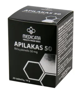 Bičių pienelis (Apilakas) 50mg tabletės N20