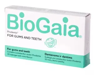 Maisto papildas BioGaia ProDentis čiulpiamosios pastilės N30