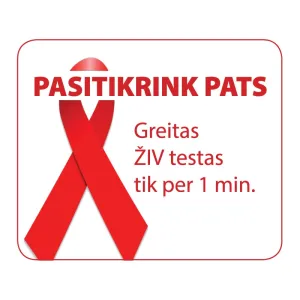 ŽIV testas kraujyje INSTI HIV SELF TEST