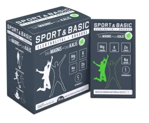 Maisto papildas bioMAGNIS + bioKALIS SPORT&BASIC milteliai N14