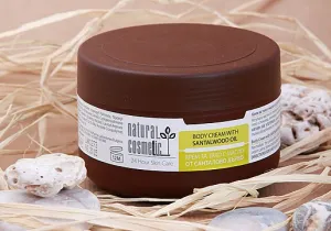 Drėkinamasis kūno kremas su santalmedžių aliejumi NATURAL COSMETIC 300ml