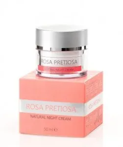 Naktinis kremas su rožių aliejumi Rosa Pretiosa 50ml