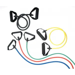 Apvali juosta mankštai su minkštomis rankenomis BODYLASTICS