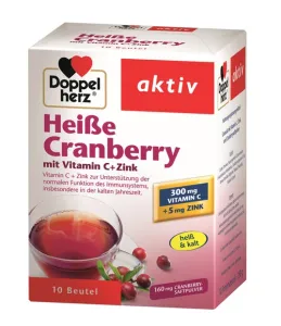 Maisto papildas DOPPELHERZ aktiv Heisse Cranberry (Hot Cranberry) N10