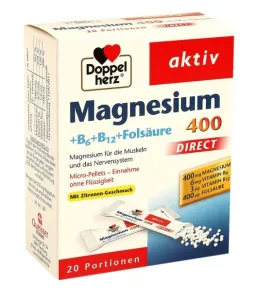 Maisto papildas DOPPELHERZ Magnesium 400 Direct N20