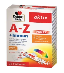 Maisto papildas DOPPELHERZ aktiv A - Z + Immun DIRECT paketėliai N20