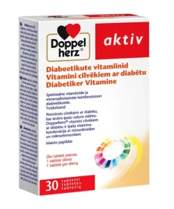Maisto papildas DOPPELHERZ aktiv Vitaminai diabetikams N30