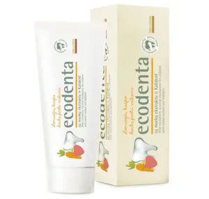 Dantų pasta vaikams ECODENTA žemuogių kvapo 75ml