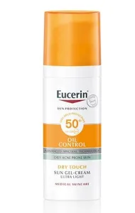 EUCERIN Sun kreminis gelis nuo saulės veidui DRY TOUCH SPF50+ 50ml