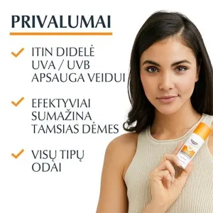 EUCERIN Sun fluidas nuo saulės ir hiperpigmentacijos PIGMENT CONTROL SPF50+ 50ml