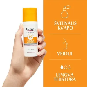 EUCERIN Sun fluidas nuo saulės ir hiperpigmentacijos PIGMENT CONTROL SPF50+ 50ml