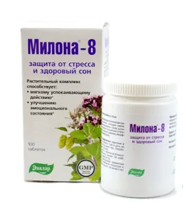 Maisto papildas nervų sistemai MILONA-8 N100 (Evalar)