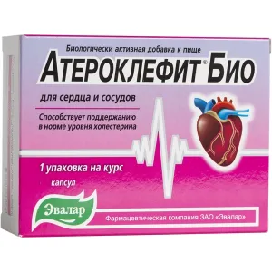 Maisto papildas ATEROKLEFIT 250mg N30 (Evalar)