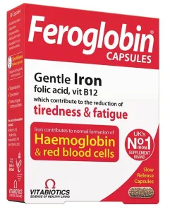 Maisto papildas FEROGLOBIN-B12 N30