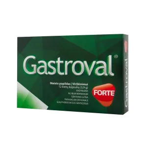 Maisto papildas GASTROVAL forte N12