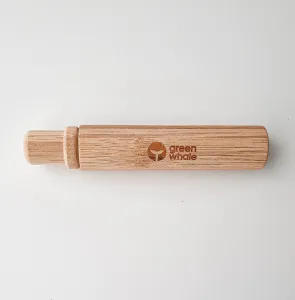 GREEN WHALE bambukinis dantų šepetėlis kelionėms