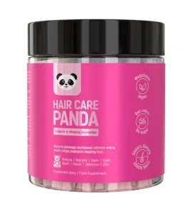 Maisto papildas plaukams HAIR CARE PANDA veganiški guminukai plaukams be cukraus 300g N60