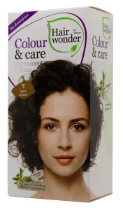 HAIRWONDER Colour&Care ilgalaikiai plaukų dažai be amoniako spalva šviesi ruda 5