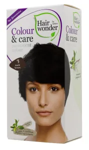 HAIRWONDER Colour&Care ilgalaikiai plaukų dažai be amoniako spalva tamsi ruda 3