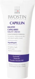 Kremas naktinis odai su išsiplėtusiais kapiliarais IWOSTIN CAPILLIN 40ml