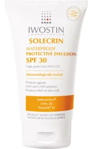 Apsauginė emulsija atspari vandeniui IWOSTIN SOLECRIN SPF30 100ml