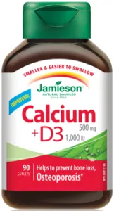 Maisto papildas JAMIESON kalcis su vit. D3 tabletės N90