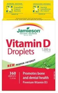 Maisto papildas JAMIESON Vitaminas D 1.000 IU lašiukai 11,4ml