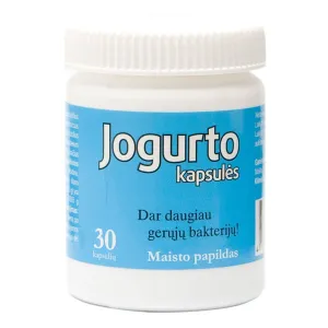 Jogurto kapsulės N30