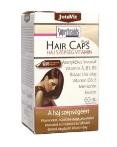 Maisto papildas JUTAVIT plaukų kapsulė "Hair caps" N60