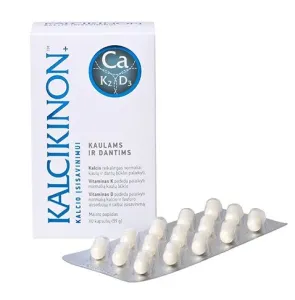 Maisto papildas KALCIKINON+ kapsulės N60