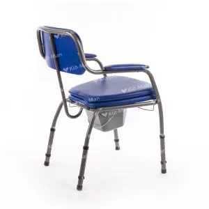 Tualeto kėdė su plačia paminkštinta sėdyne