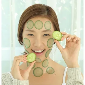 KOCOSTAR intensyviai drėkinanti lakštinė kaukė su agurkais (2 lakštai)