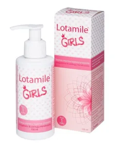 LOTAMILE Girls švelnus intymios higienos prausiklis mergaitėms nuo 1 metų 150ml