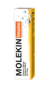 Maisto papildas MOLEKIN Imuno šnypščiosios apelsinų skonio tabletės N20