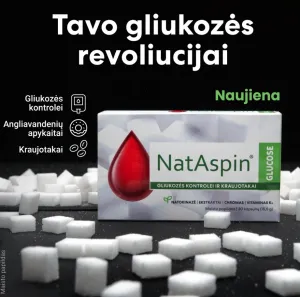 Maisto papildas NATASPIN Glucose kapsulės N30