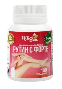 Maisto papildas NIKSEN Rutin C Forte (kapiliarams) N100