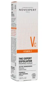 NOVEXPERT veido kaukė/šveitiklis su vitaminu C 50ml