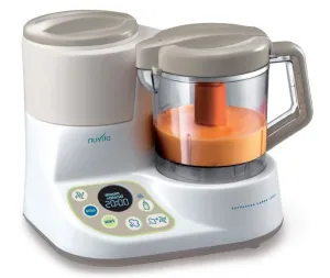 Automatizuotas garų puodas - smulkintuvas „Blender“ ir buteliukų šildytuvas NUVITA 1960