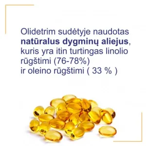 Maisto papildas Olidetrim 2000TV vitaminas D minkštosios kapsulės N60