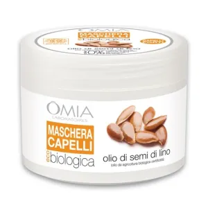 Kaukė plaukams ekologiška kondincionuojanti su linų sėmenų aliejumi OMIA 250ml