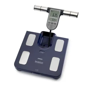 Kūno sudėties matuoklis su svarstyklėmis OMRON BF-511 (melsvas)
